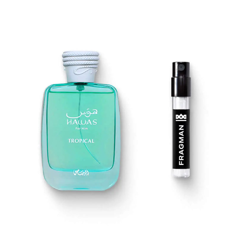 Hawas Tropical Eau de Parfum by Rasasi - Fragman 1mL Sample Spray