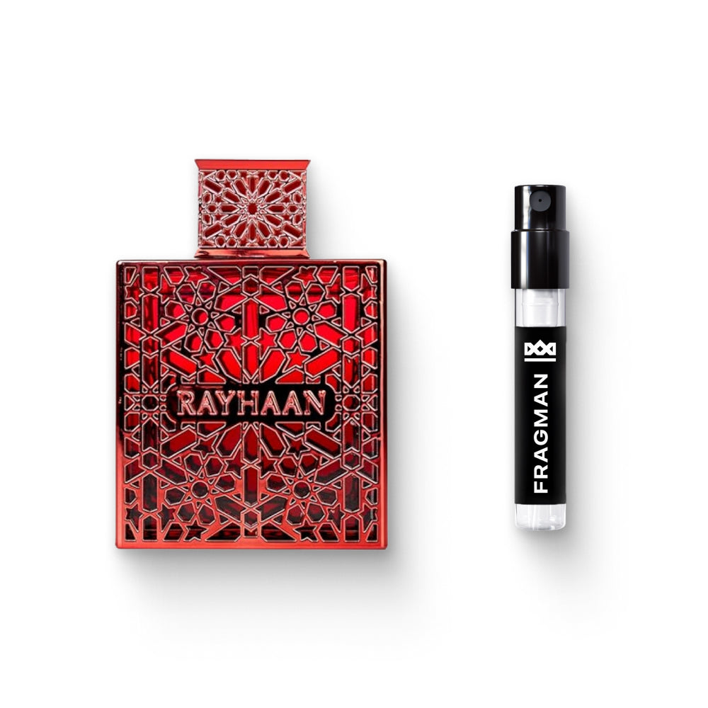 Rayhaan Crimson Sample | Available at Fragman