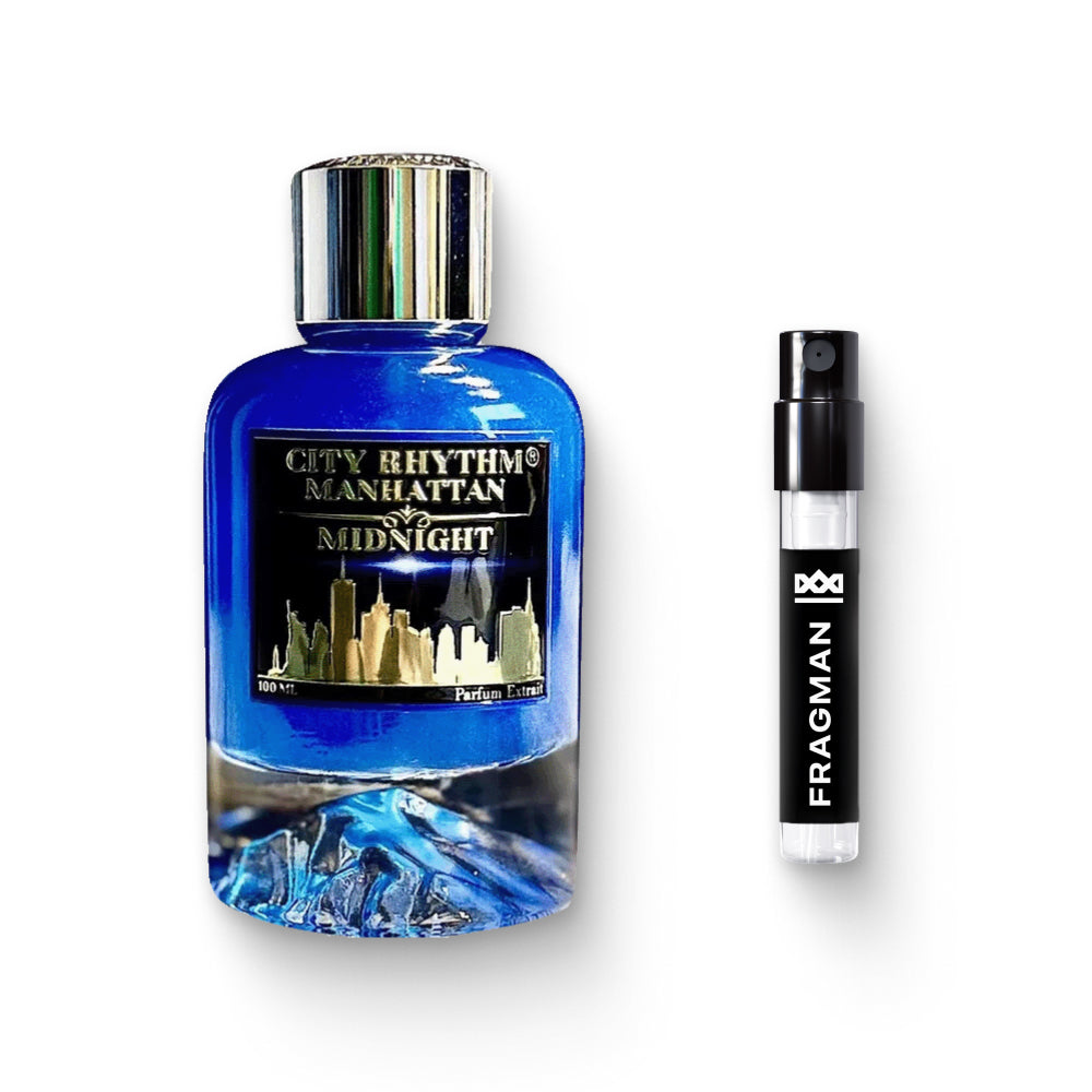 City Rhythm Manhattan Midnight Extrait Sample | Available at Fragman