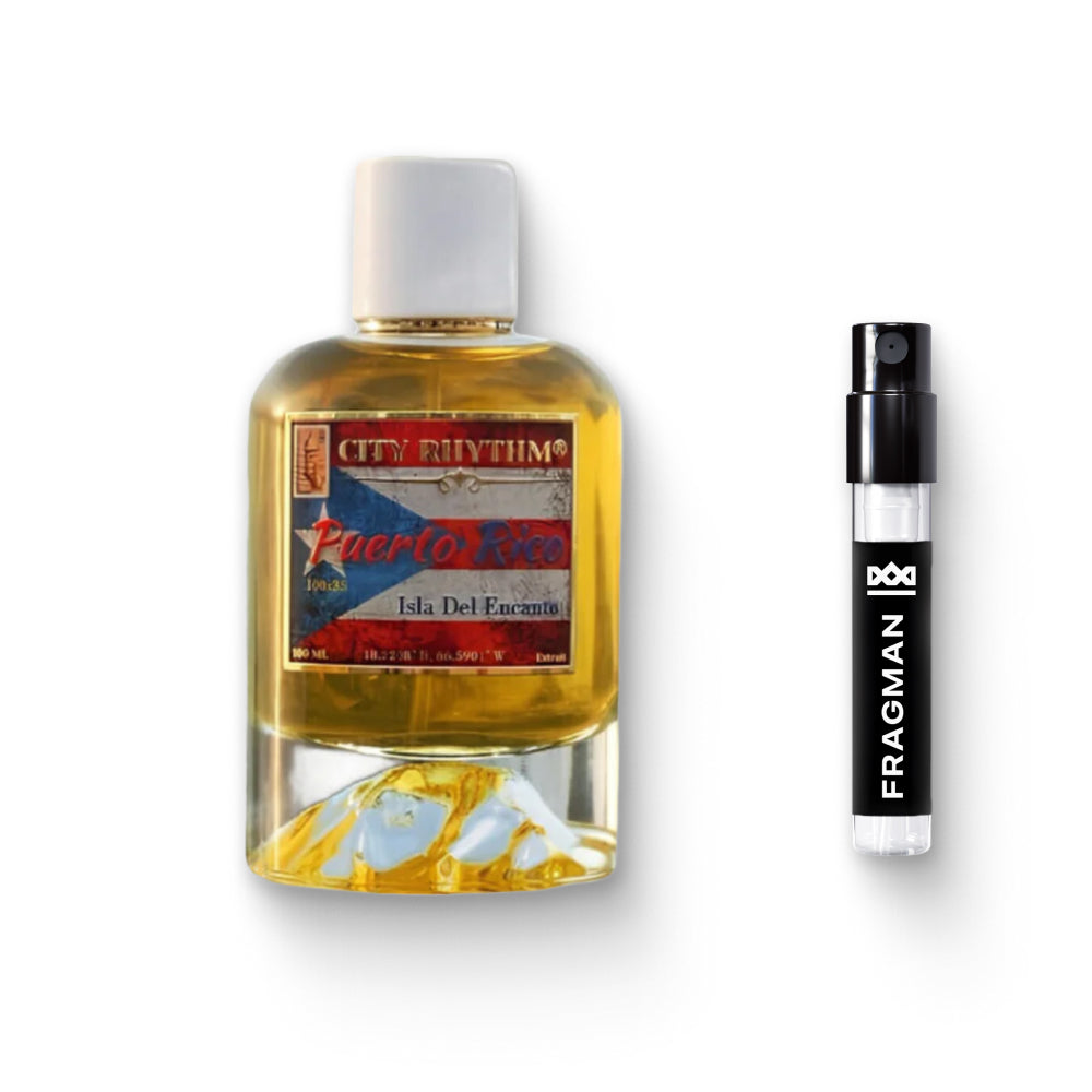 City Rhythm Puerto Rico Extrait Sample | Available at Fragman