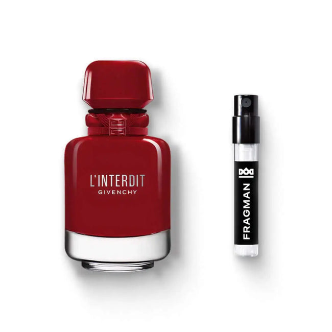 L'Interdit Rouge Ultime Eau de Parfum by Givenchy - Fragman 1mL Sample Spray Sample | Available at Fragman