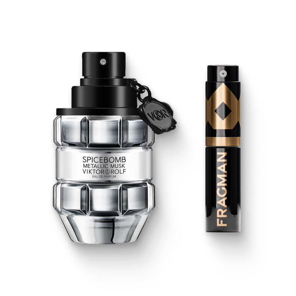 Spicebomb Metallic Musk Sample | Available at Fragman