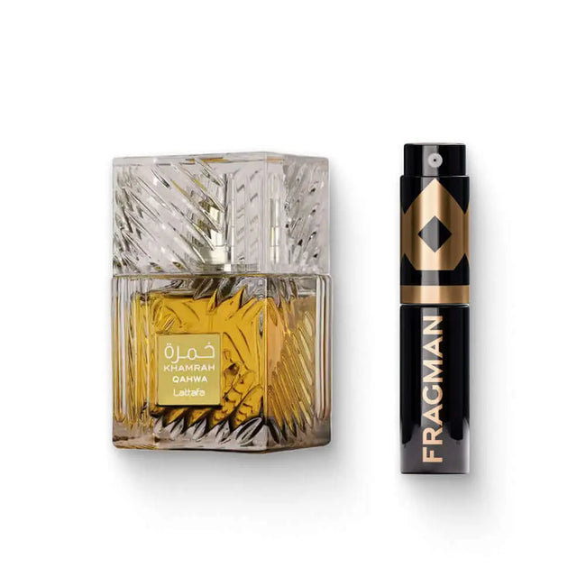 Khamrah Qahwa Eau De Parfum by Lattafa - Fragman 5mL Travel Size Spray Sample | Available at Fragman