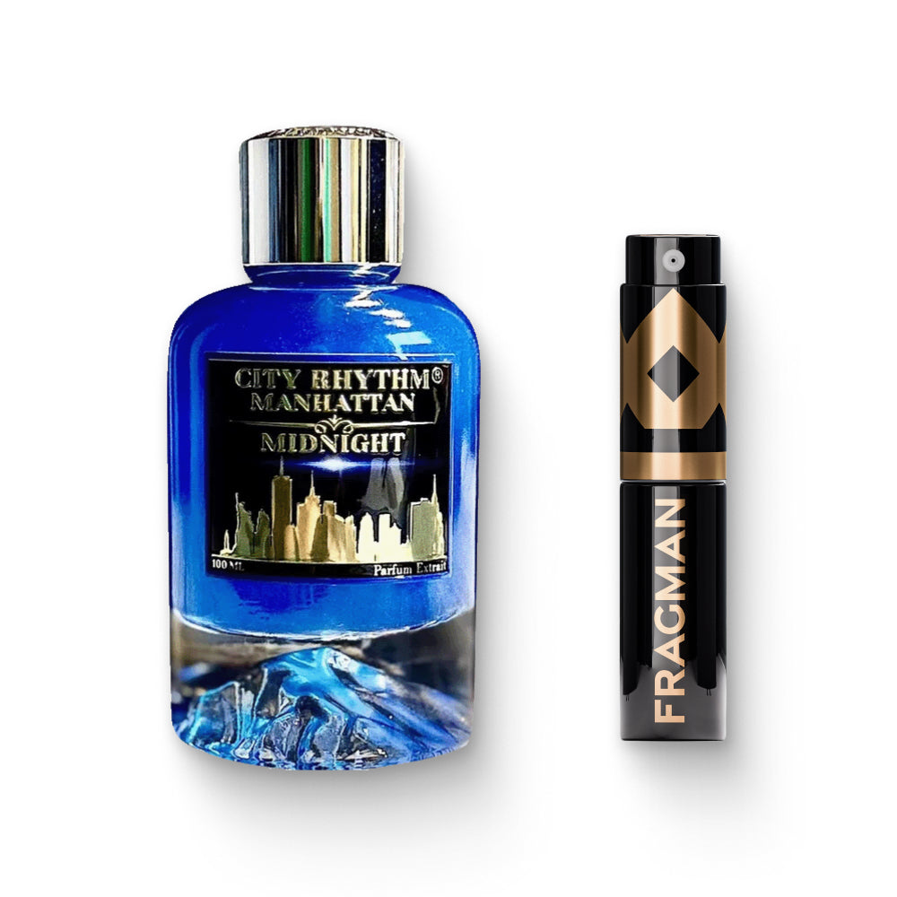 City Rhythm Manhattan Midnight Extrait Sample | Available at Fragman