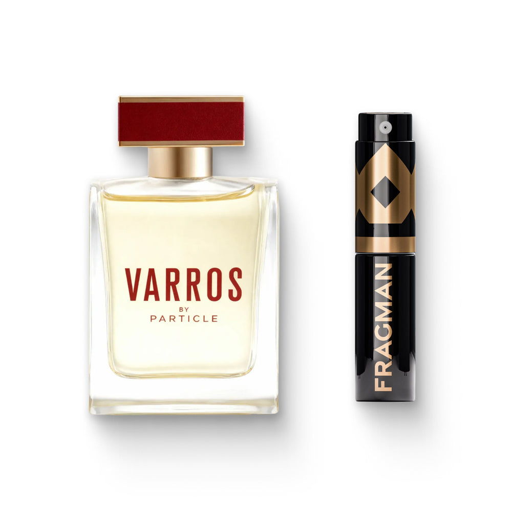 Varros Eau de Parfum by Particle 5ml Travel Size Spray - Fragman Sample | Available at Fragman