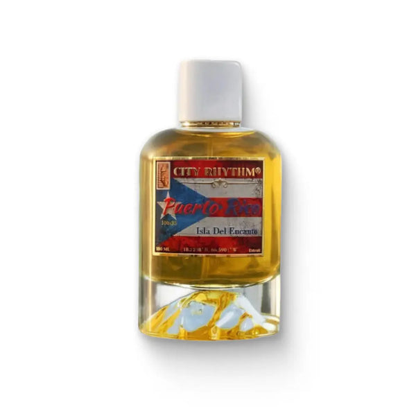Puerto Rico Extrait by City Rhythm Cologne Bottle