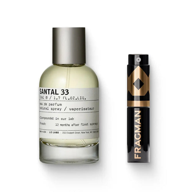 Santal 33 Eau De Parfum by Le Labo - Fragman 5mL Travel Size Spray Sample | Available at Fragman