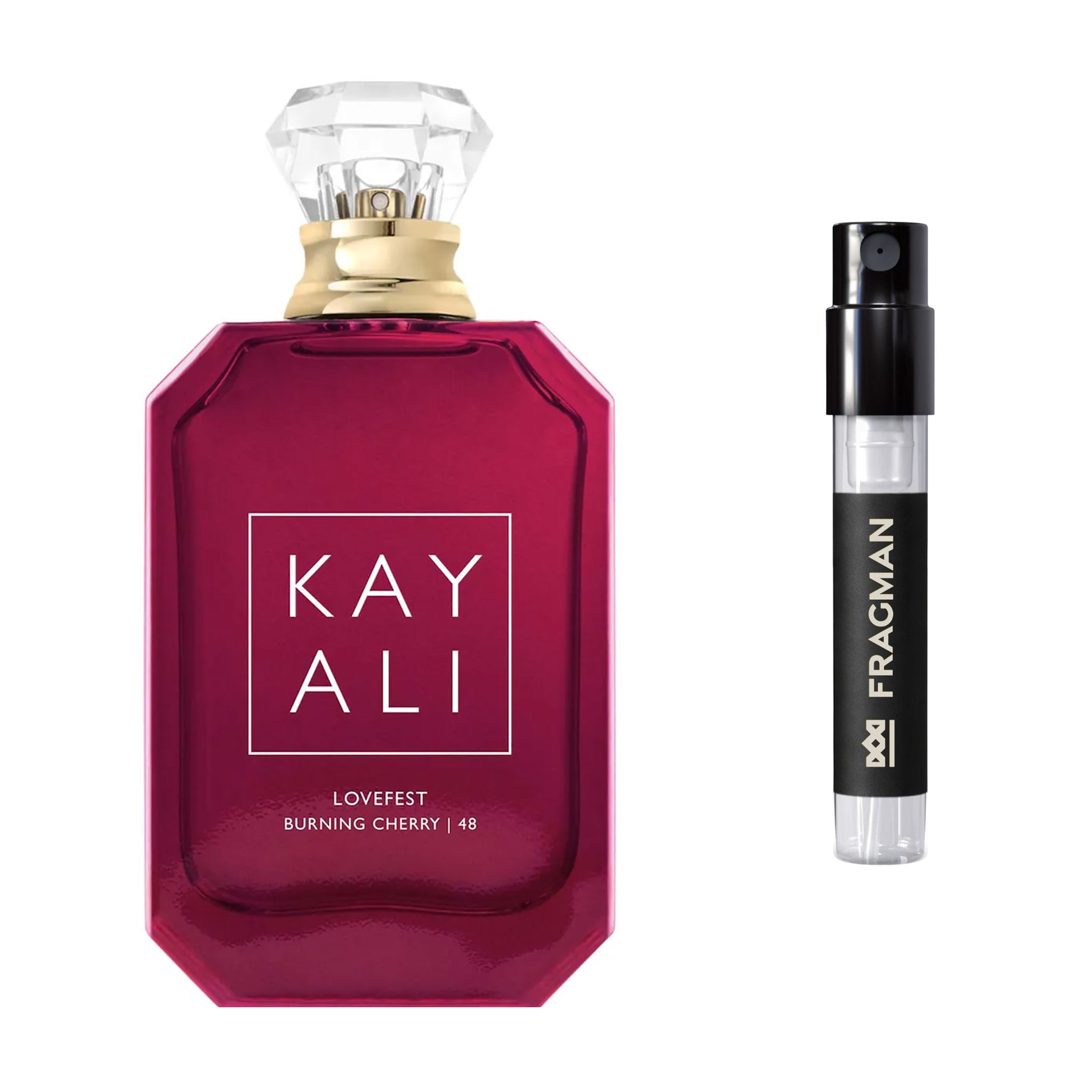 Lovefest Burning Cherry 48 Eau De Parfum by Kayali Sample — Fragman