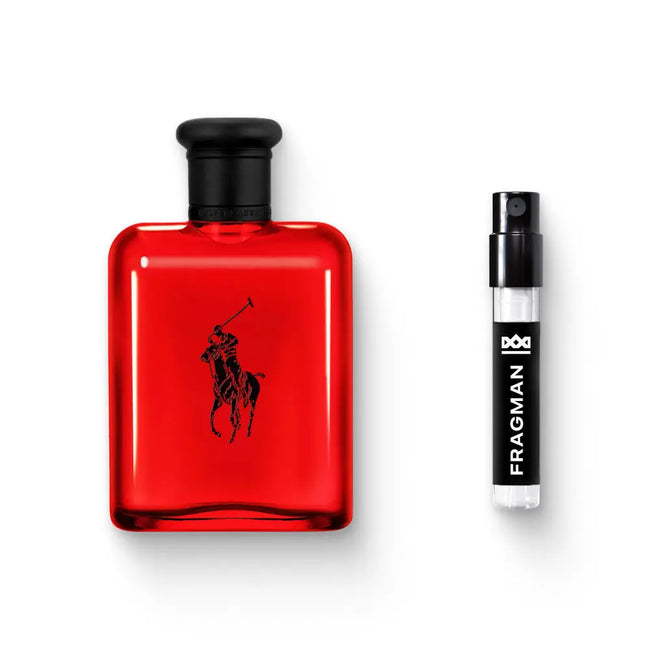 Polo Red Eau De Toilette by Ralph Lauren - Fragman 1mL Sample Spray Sample | Available at Fragman